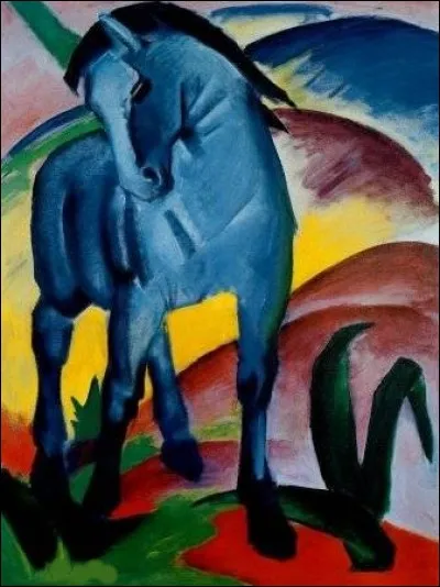 Il a peint "Le cheval bleu", quel est son prénom ?