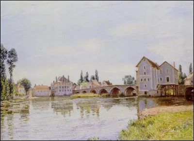 Quel prénom porte celui qui a représenté "Le Loing par dessous le pont de Moret" ?