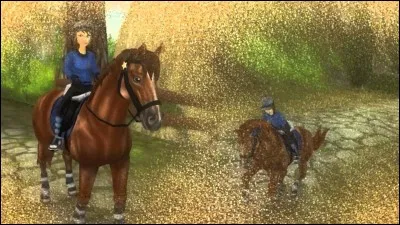 Ce cheval est capable de galoper aussi vite qu'un mustang. C'est le...