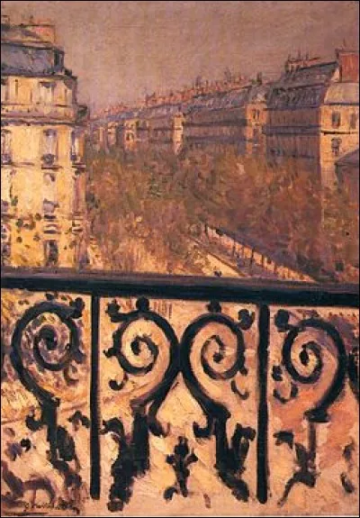 Qui a peint "Un balcon à Paris" ?