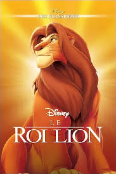 De quel côté de l'il est la cicatrice de Scar ? (Le Roi Lion 1)