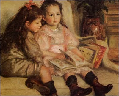 Qui a représenté ces enfants lisant ?