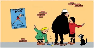 Et je lui propose ma chanson : 
« C'est l'aventure de Lucky Luke
Qui rencontre ....
Ils traversent l'espace sidéral
Pour se battre contre ...... » (Complétez !)