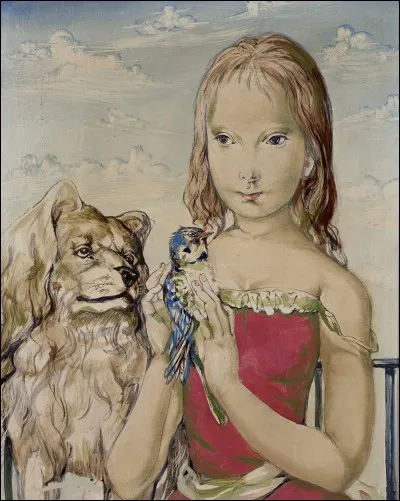 Qui a peint cette fillette et ses animaux ?