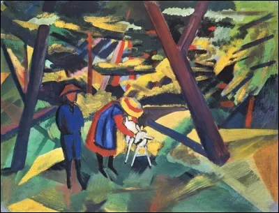 Qui a peint "Les enfants avec les chèvres" ?