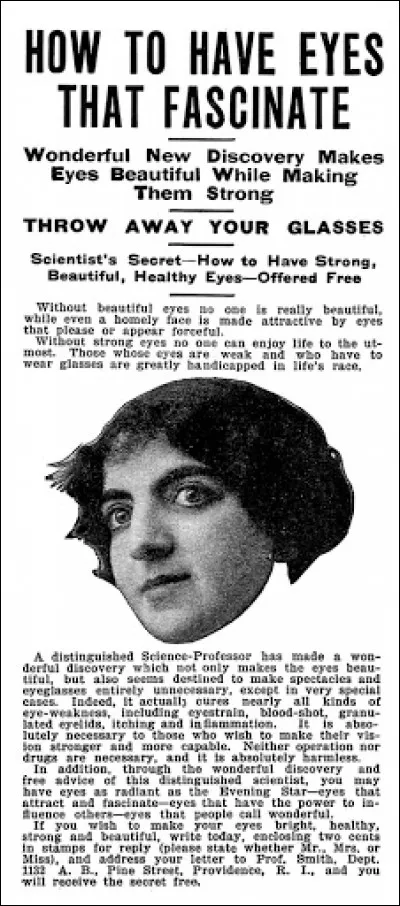 Dans la série les pubs incroyables, que vous promet cette étonnante publicité ancienne ?