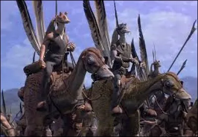 Quelles créatures transportaient les Gungans lors de la bataille de Naboo ?