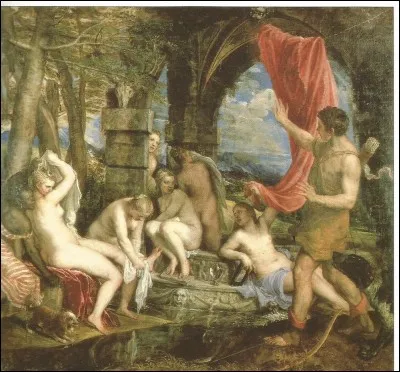 Qui sont représentés dans ce tableau du Titien ?