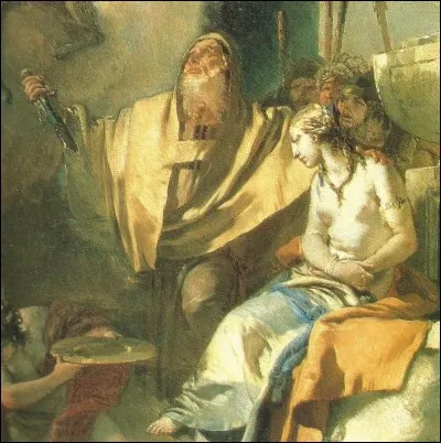 Dans la détrempe de Giovanni Battista (question 1), qui est à côté d'Agamemnon ?