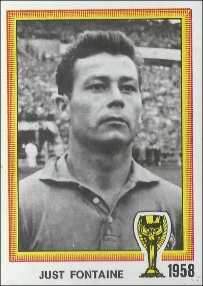 Le Français Just Fontaine dit "Justo" est, encore à ce jour, le meilleur buteur sur une seule Coupe du monde. Avec combien de buts ?