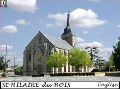 Ancienne commune Angevine, Saint-Hilaire-du-Bois se situe en région ...