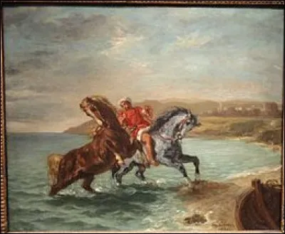 Qui a peint "Chevaux sortant de la mer" ?