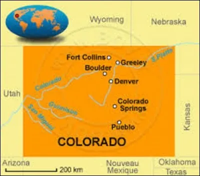 Surnomm&eacute; ''l'&Eacute;tat du centenaire'', car int&eacute;gr&eacute; &agrave; l'Union le 1er ao&ucirc;t 1876, 100 ans apr&egrave;s la D&eacute;claration d'ind&eacute;pendance des &Eacute;tats-Unis, le Colorado est un &Eacute;tat de l'Ouest am&eacute;ricain. D'une population de 5 029 196 r&eacute;sidents, sa capitale fut fond&eacute;e en novembre 1858 en tant que ville mini&egrave;re durant la ru&eacute;e vers l'or. Elle devint officiellement le chef-lieu en 1865. Quel est son nom ?