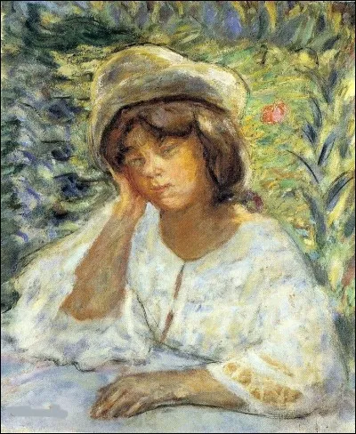 Qui est le peintre de "La robe blanche" ?