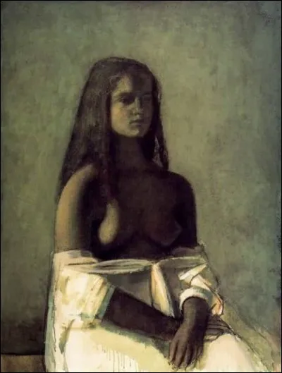 Qui a peint "Jeune fille en jupe blanche" ?