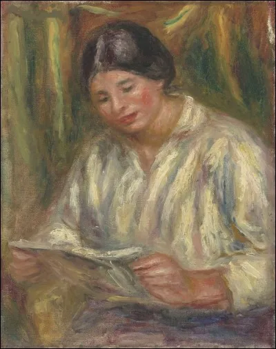 Qui a peint "La liseuse blanche" ?