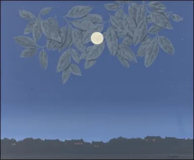 Par qui est signée cette toile intitulée "La page blanche" ?