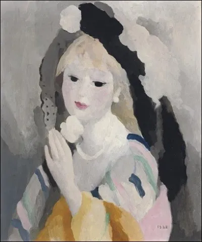 Qui a représenté cette "femme à la rose blanche" ?