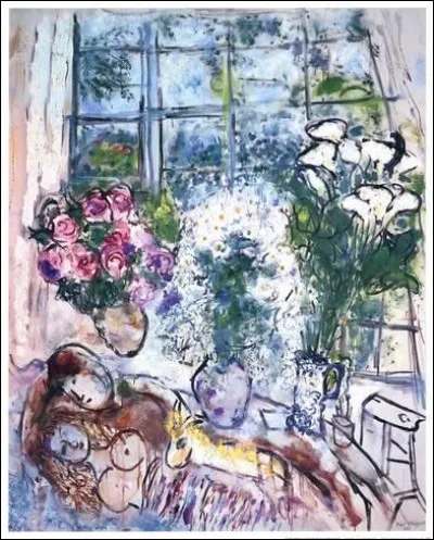 Qui a peint "La fenêtre blanche" ?