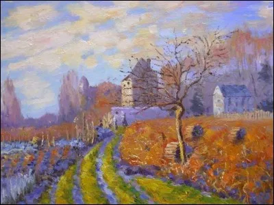 Qui est le peintre de "Gelée blanche" ?