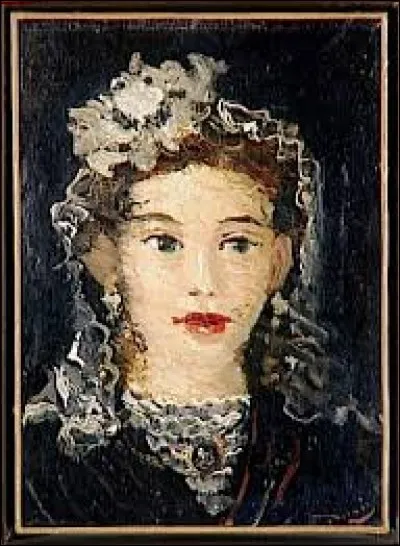 Qui a représenté cette "tête de femme à la mantille blanche" ?