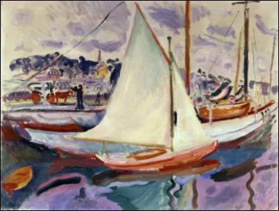 Qui a peint "La voile blanche" ?