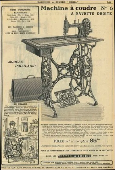 Sans égard pour l'obsolescence programmée, on fabriquait aussi des machines à coudre indestructibles. Sous quelle marque et dans quelles proportions ?