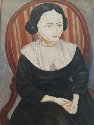 Qui a représenté cette "Jeune fille en noir" ?