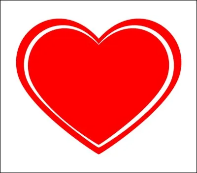 Quelle est la couleur de ce c�ur ?