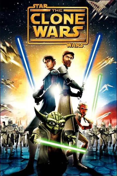Pendant quelle période se situe la série "Star Wars : The Clone Wars" ?