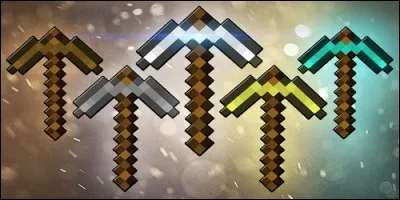 Par contre pour parvenir à obtenir du diamant, il faut une pioche en :