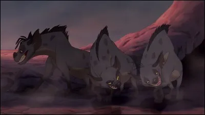 Dans "Le Roi lion", comment s'appellent les 3 hyènes ?
