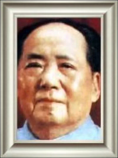 Quel est le nom de ce criminel fondateur et dirigeant de la république populaire de Chine ?