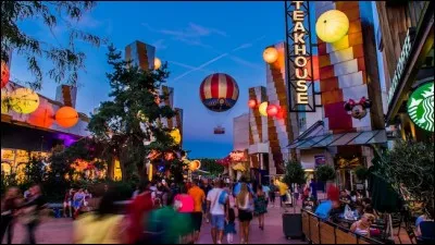 Au Disney Village à Paris, quel thème est proposé au dîner-spectacle ?
