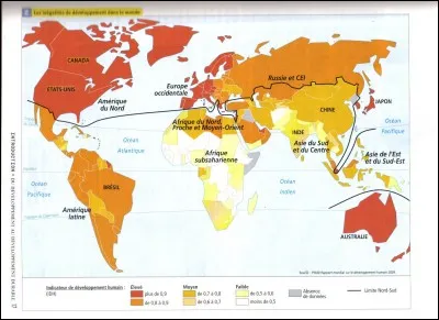 Avec quoi calcule-t-on l'IDH d'un pays ?