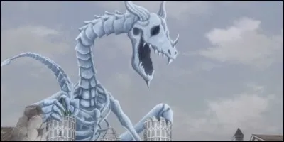 Où se situe le squelette du Dragon Bleu ?
