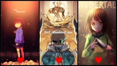 "Stronger than you" est une musique d'Undertale.