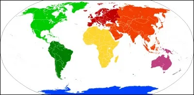 Cochez la réponse qui n'est pas le nom d'un continent.