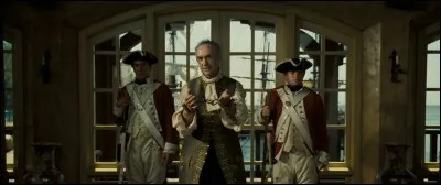 Dans "Le Coffre maudit", pourquoi le gouverneur est-il arrêté ?