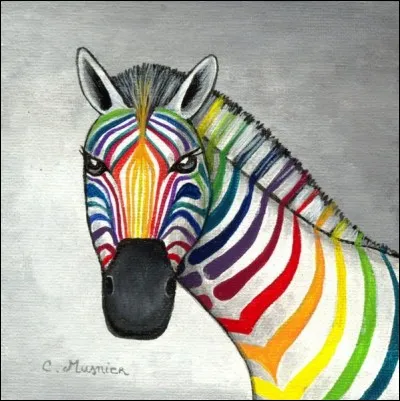 Que fait le zèbre quand il s'exprime ?