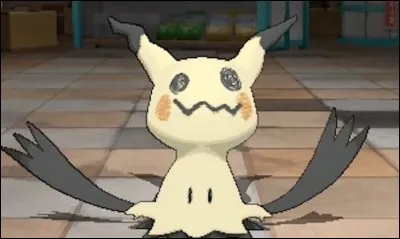 Un autre Pokémon, Mimiqui. Ce Pokémon dont diverses théories découlent s'est fait rejeter par les humains. Il a ensuite vu des produits dérivés de Pikachu et a décidé de se déguiser en Pikachu pour que les humains l'affectionnent. Si Mimiqui est dans ce quiz, c'est parce que n'importe qui regardant sous son déguisement meurt de peur. Quelle attaque lui faut-il pour utiliser la Mimiquizélite ?