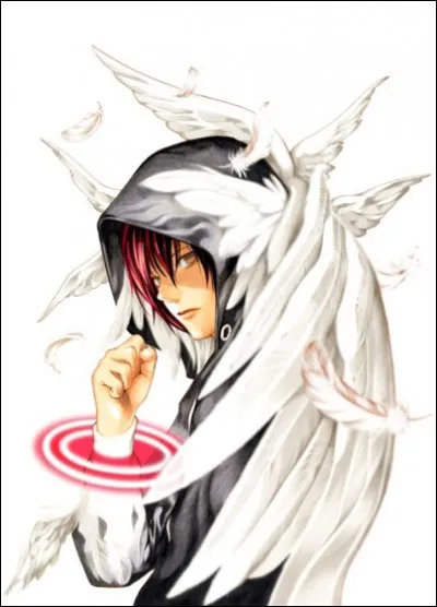 Mirai de Platinum End a vu ses parents mourir tués par son oncle et sa tante lorsqu'il était petit. Il s'est un jour suicidé mais un ange l'a sauvé et lui a donné des armes invisibles aux yeux humains : des ailes, des flèches rouges pour soumettre n'importe qui à sa volonté et une flèche blanche pour tuer n'importe qui, et il est devenu un prétendant au trône de Dieu. Comment s'appelle l'ange ?
