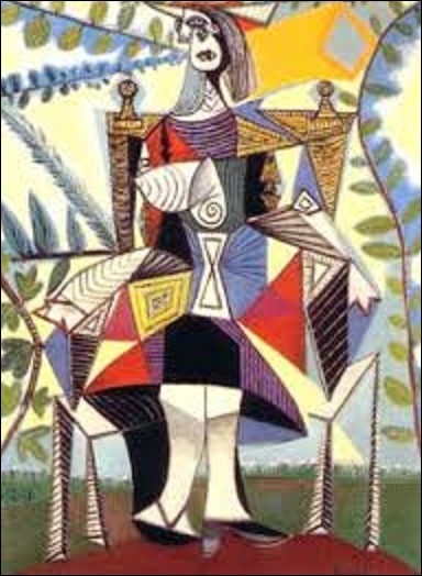 Quel cubiste, surréaliste et postimpressionniste a créé ''Femme assise dans un jardin'' en 1938 ?
