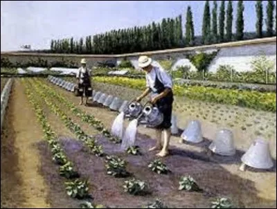 Réalisé entre 1875 et 1877, ''Les Jardiniers'' est une toile impressionniste. Quel maître de ce courant pictural a exécuté cette œuvre qui se trouve aujourd'hui dans une collection privée ?