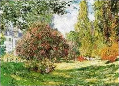 Quel impressionniste ayant énormément évoqué la nature dans ses toiles a peint ''Le Parc Monceau'' en 1876 ?