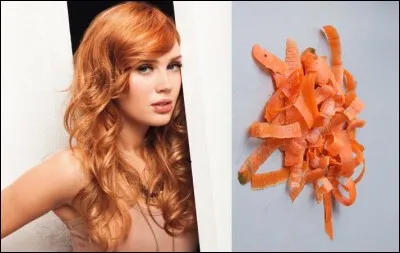 Sachez qu'on obtient du jaune avec l'oignon (jaune !), mais quelle nuance donnent les épluchures de carottes ?