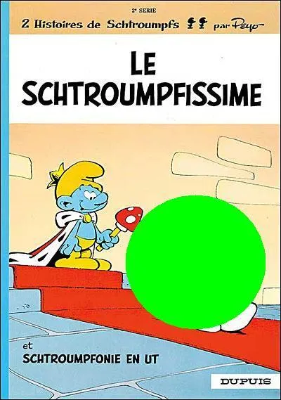 Qui se tient devant le Schtroumpfissime ?