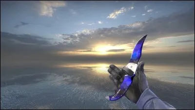 Quel est le seul et unique skin de couteau qui change de couleur ?