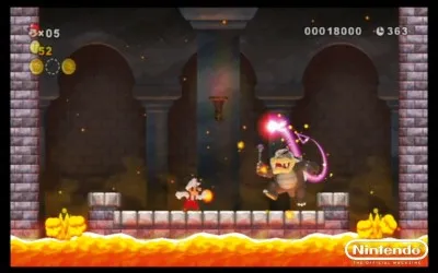 Dans "New Super Mario Bros. Wii", Morton Koopa Jr est le boss à battre dans le monde 2.