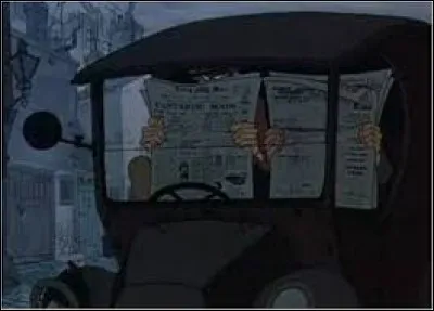 Voici des mains tenant des journaux, lesquels dissimulent donc les visages. A qui sont ces mains ?